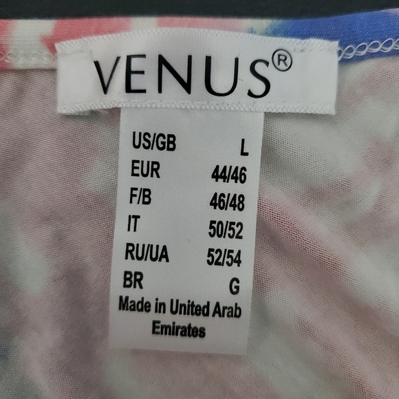 Venus Womens Tank Top Sz 1X - Picture 3 of 4